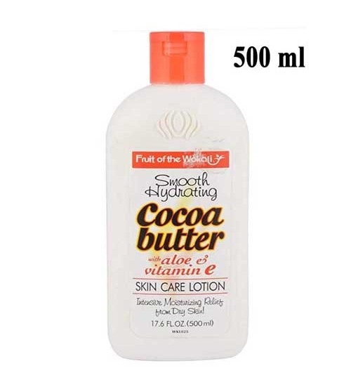 Wokali Cocoa Butter With Aloe & Vitamin E Shampoo – Naturals Skin Care Lotion 500ml